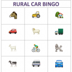 Rural Car Bingo