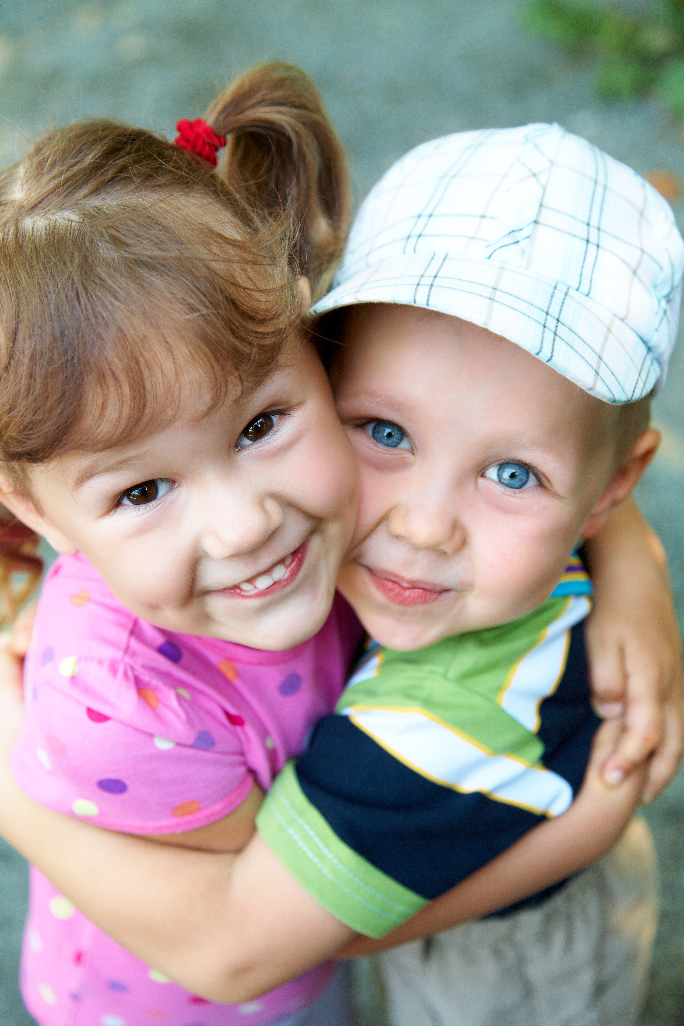 Social benefits of play - hugging