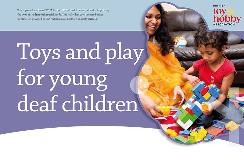 Toys and play for young deaf children